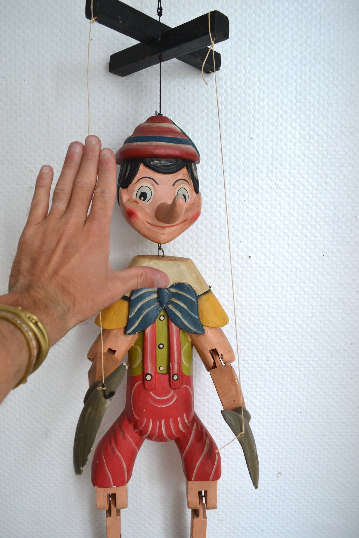 Pantin Pinocchio vintage Grand Format