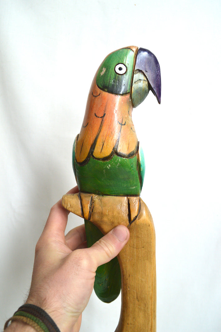 oiseau décoratif en bois