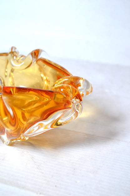 Cendrier en verre de Murano