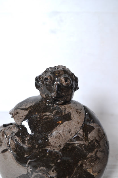 Sculpture artisanale en céramique