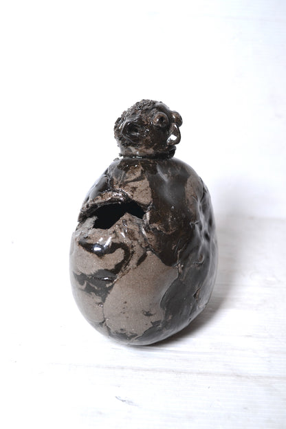 Sculpture artisanale en céramique