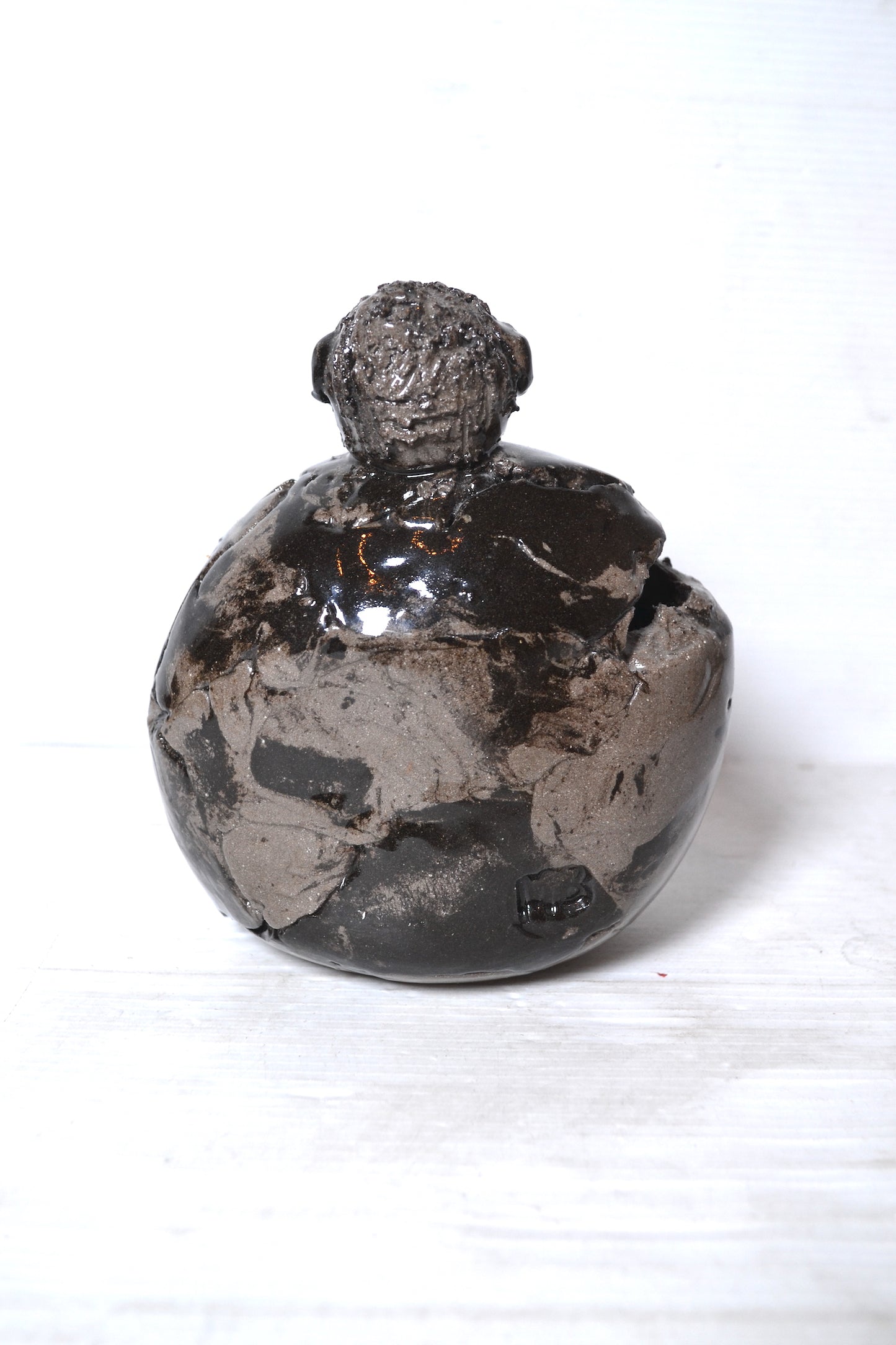 Sculpture artisanale en céramique