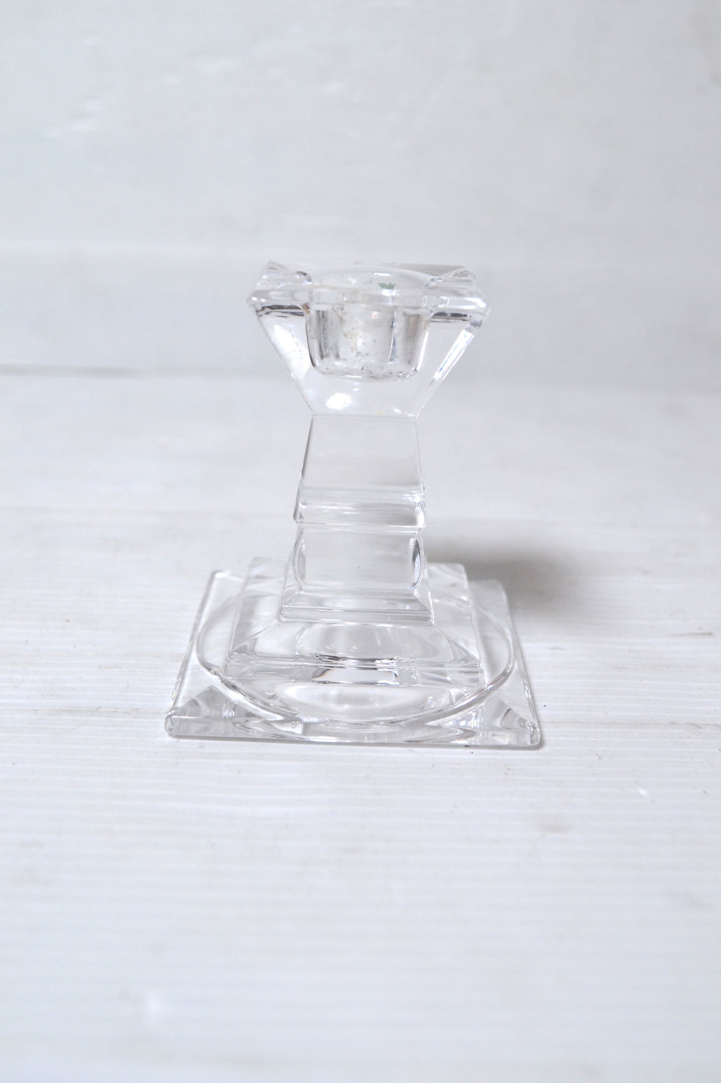 Bougeoir en verre