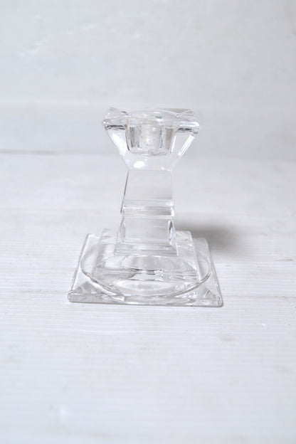 Bougeoir en verre