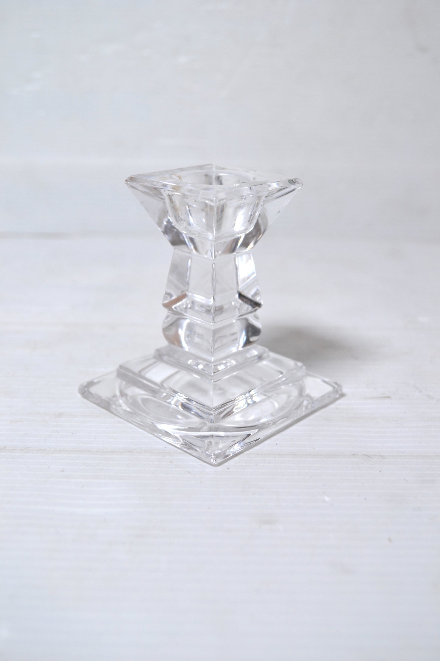 Bougeoir en verre