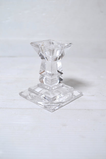 Bougeoir en verre