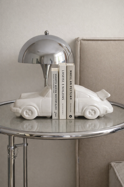 Serre-livres vintage en céramique Porsche années 80s