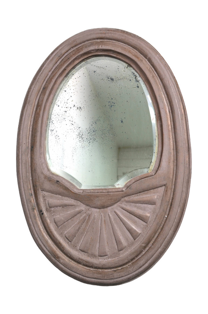Miroir Oval en bois