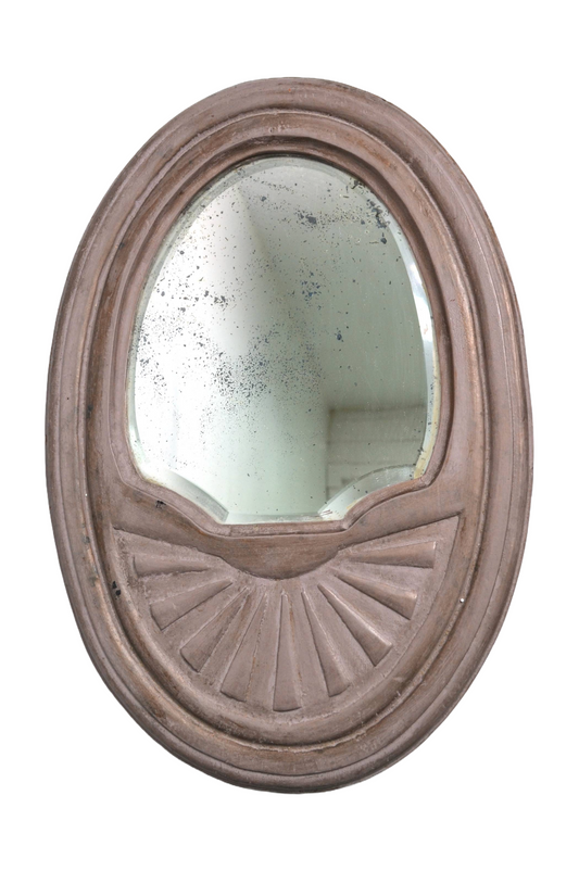 Miroir Oval en bois