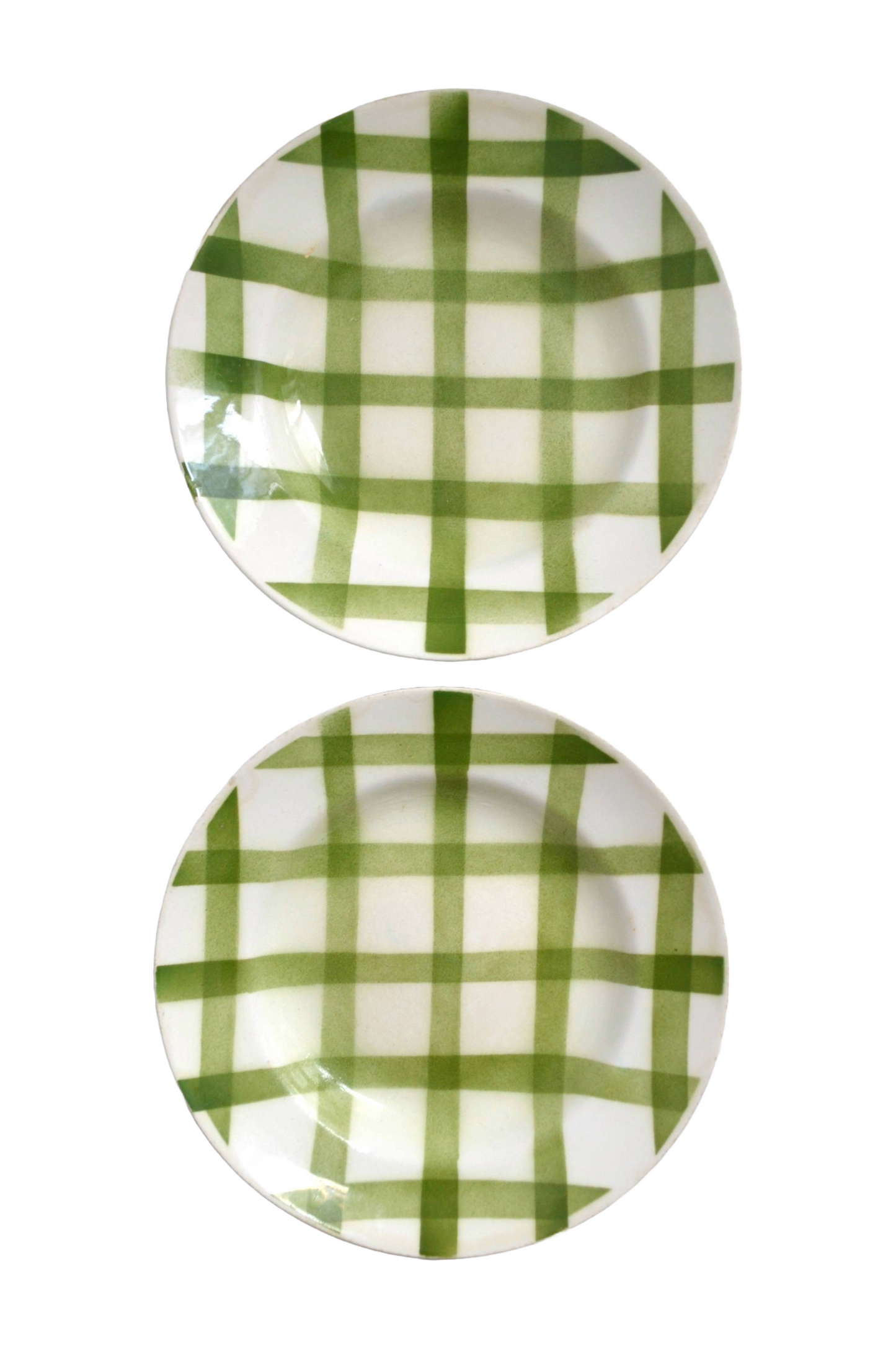 Assiettes Quadrillées