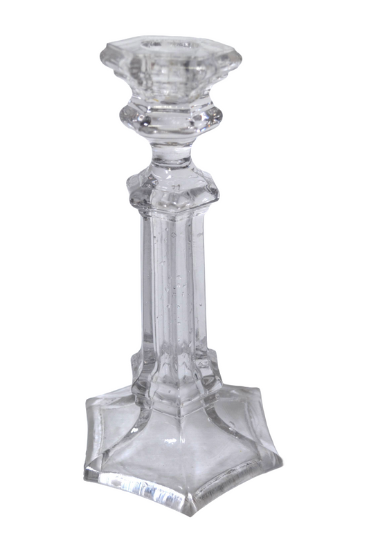 Bougeoir en verre