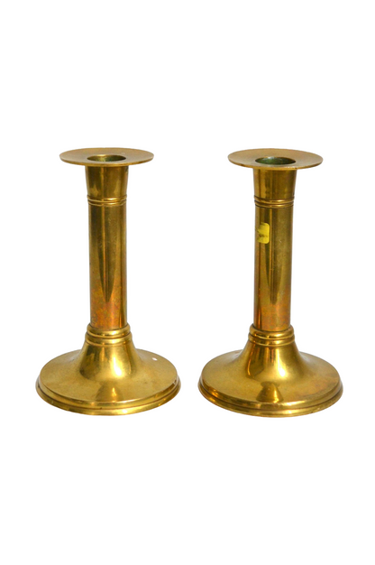 Bougeoirs en laiton