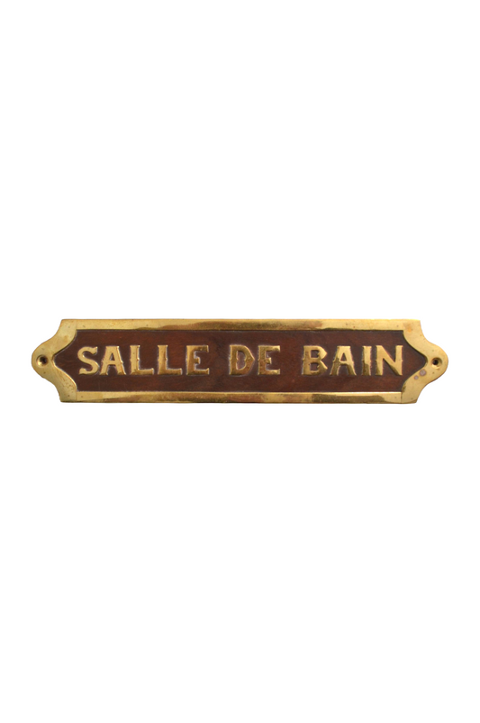Plaque Salle de bain