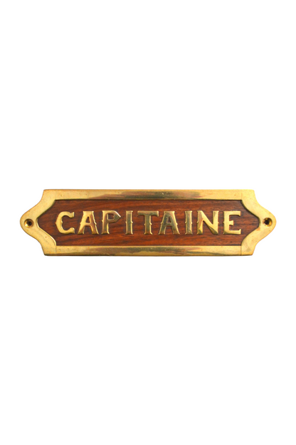Plaque Capitaine