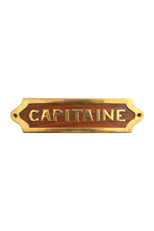 Plaque Capitaine