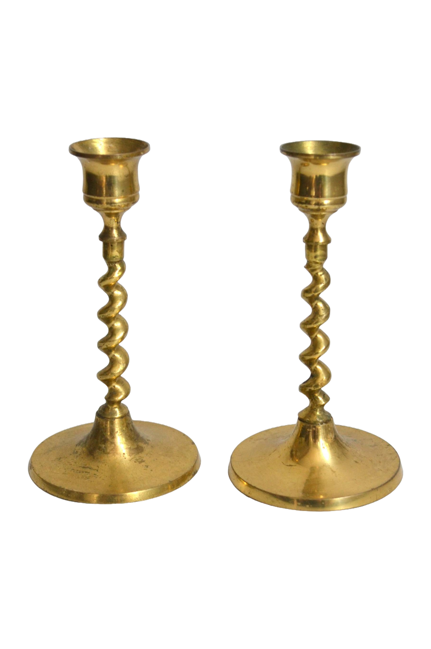 Bougeoirs torsadés