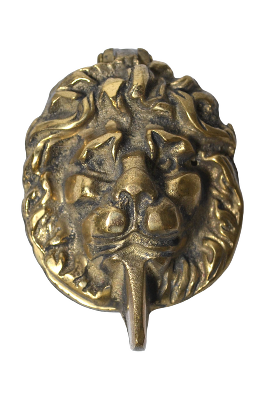 Petit heurtoir tête de lion