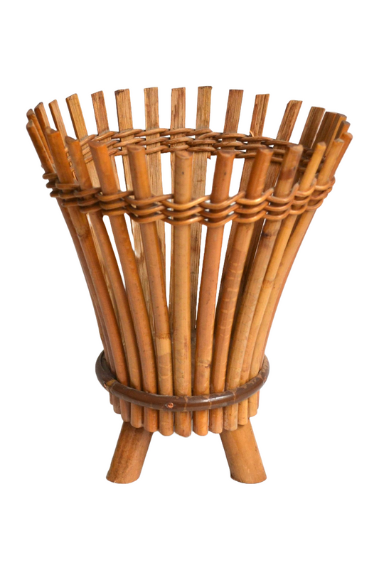 Cache-pot en rotin