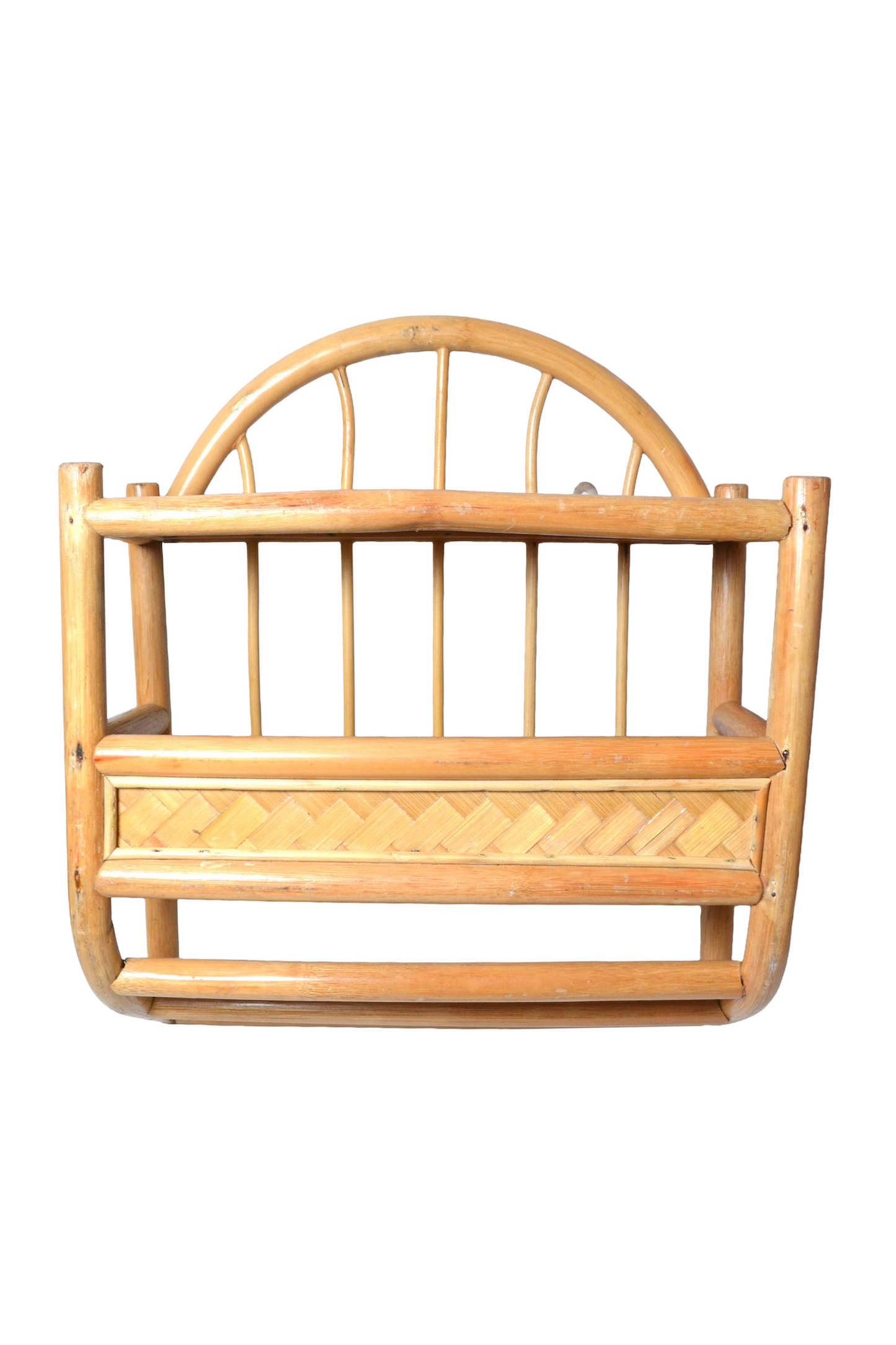 Étagère murale en rotin