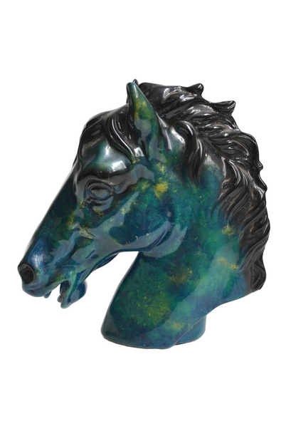 Tête de cheval en résine