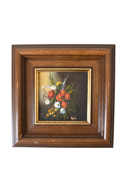 Petit tableau huile sur toile