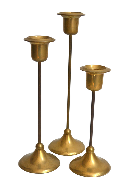 Bougeoirs dorés