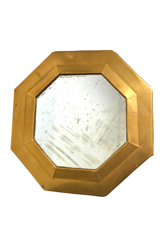 Miroir marocain octogonal en laiton