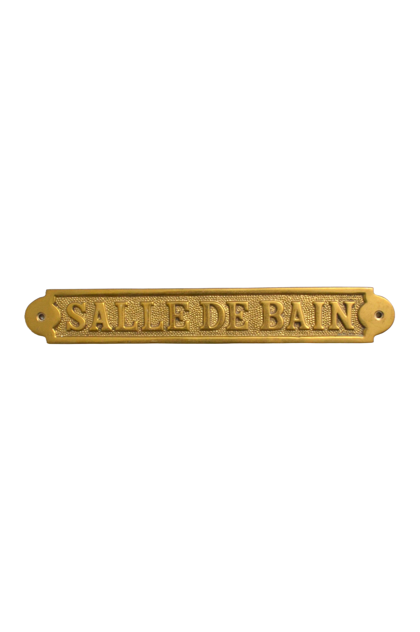 Plaque Salle de bain en laiton
