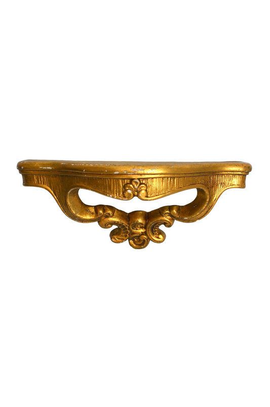 Console baroque dorée