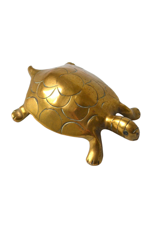 Tortue en laiton