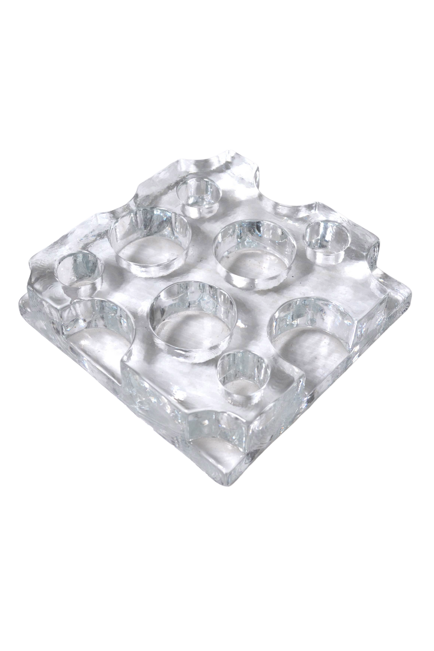 Bougeoir design en verre