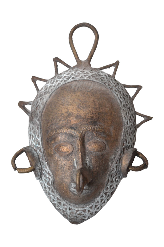 Masque en bronze