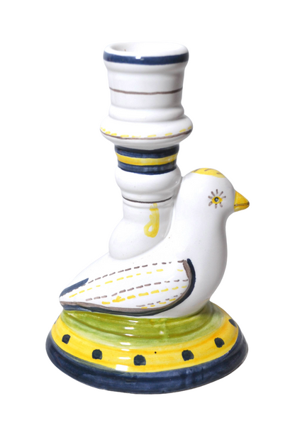 Bougeoir en céramique du Portugal