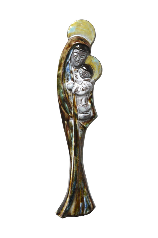Icône religieuse en céramique