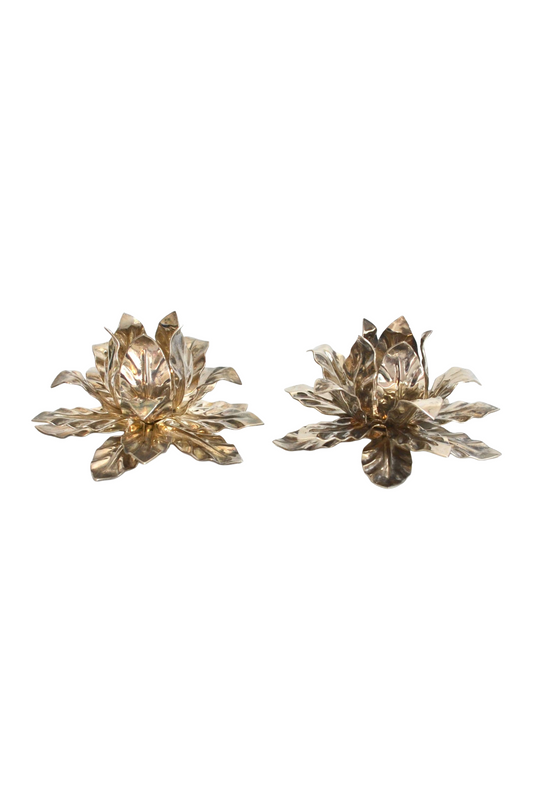 Bougeoirs fleurs