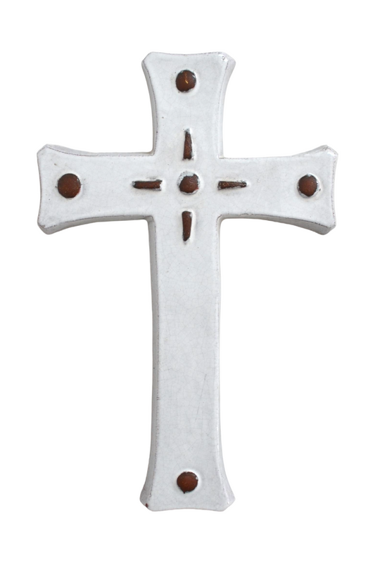 Crucifix en céramique