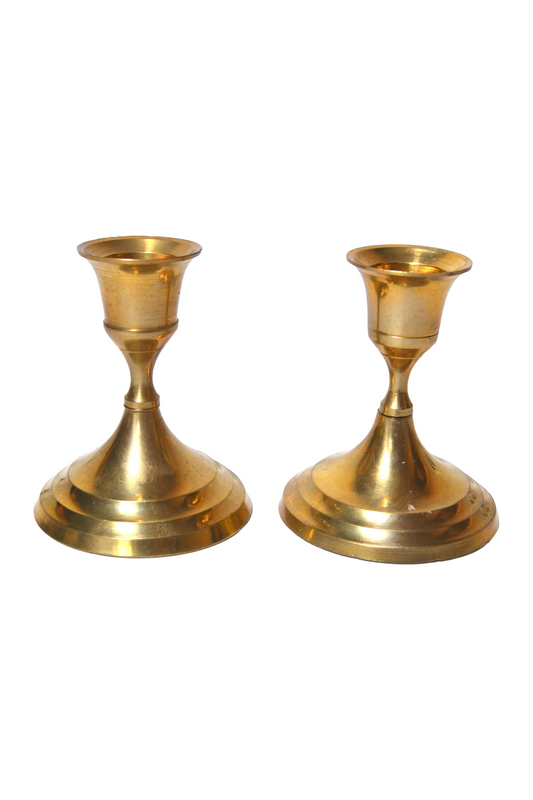 Bougeoirs dorés