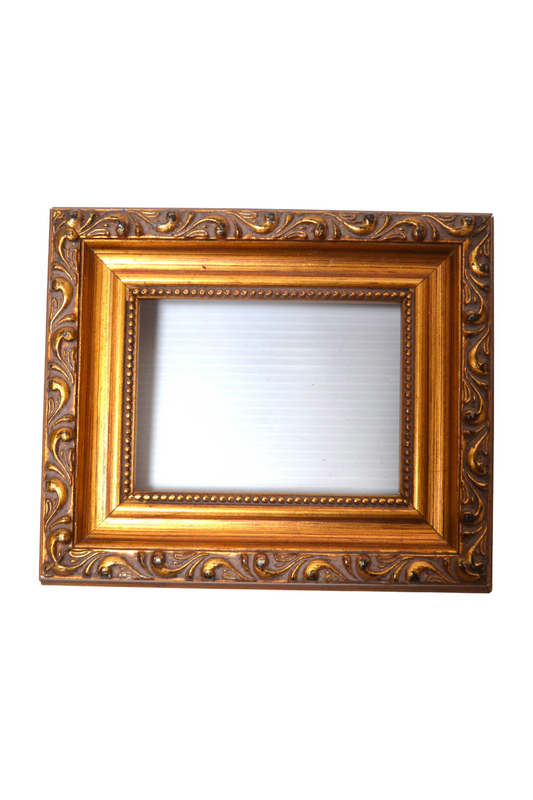 Petit cadre rectangulaire doré