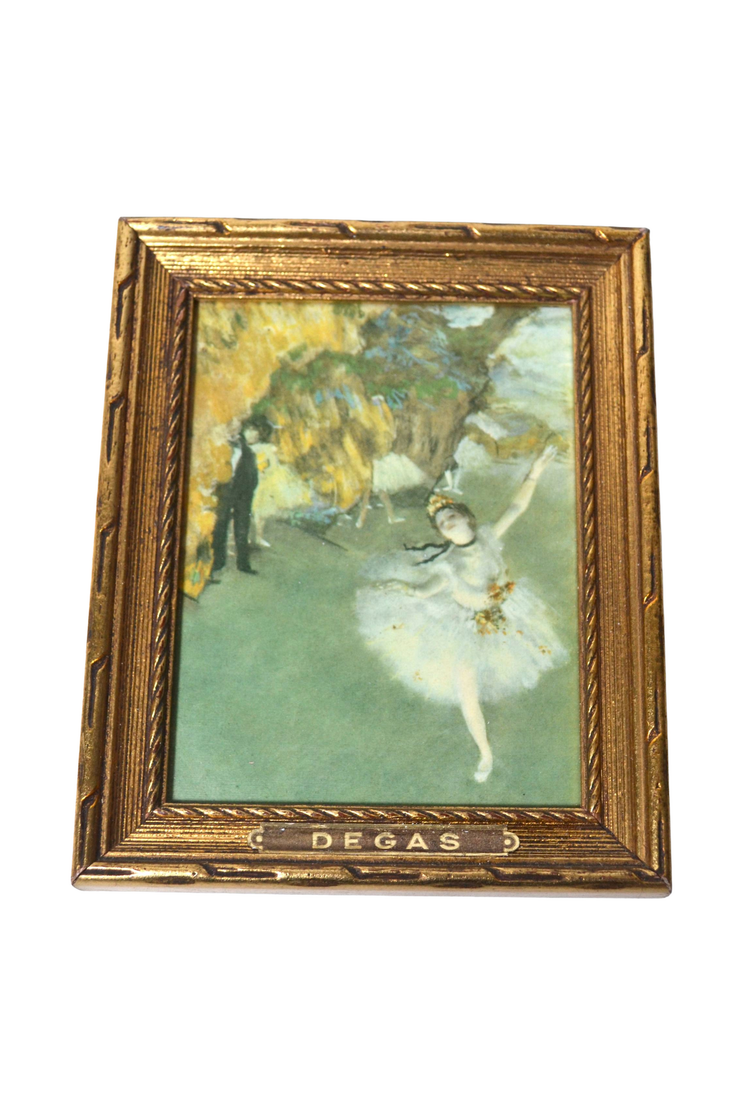 Petit cadre doré
