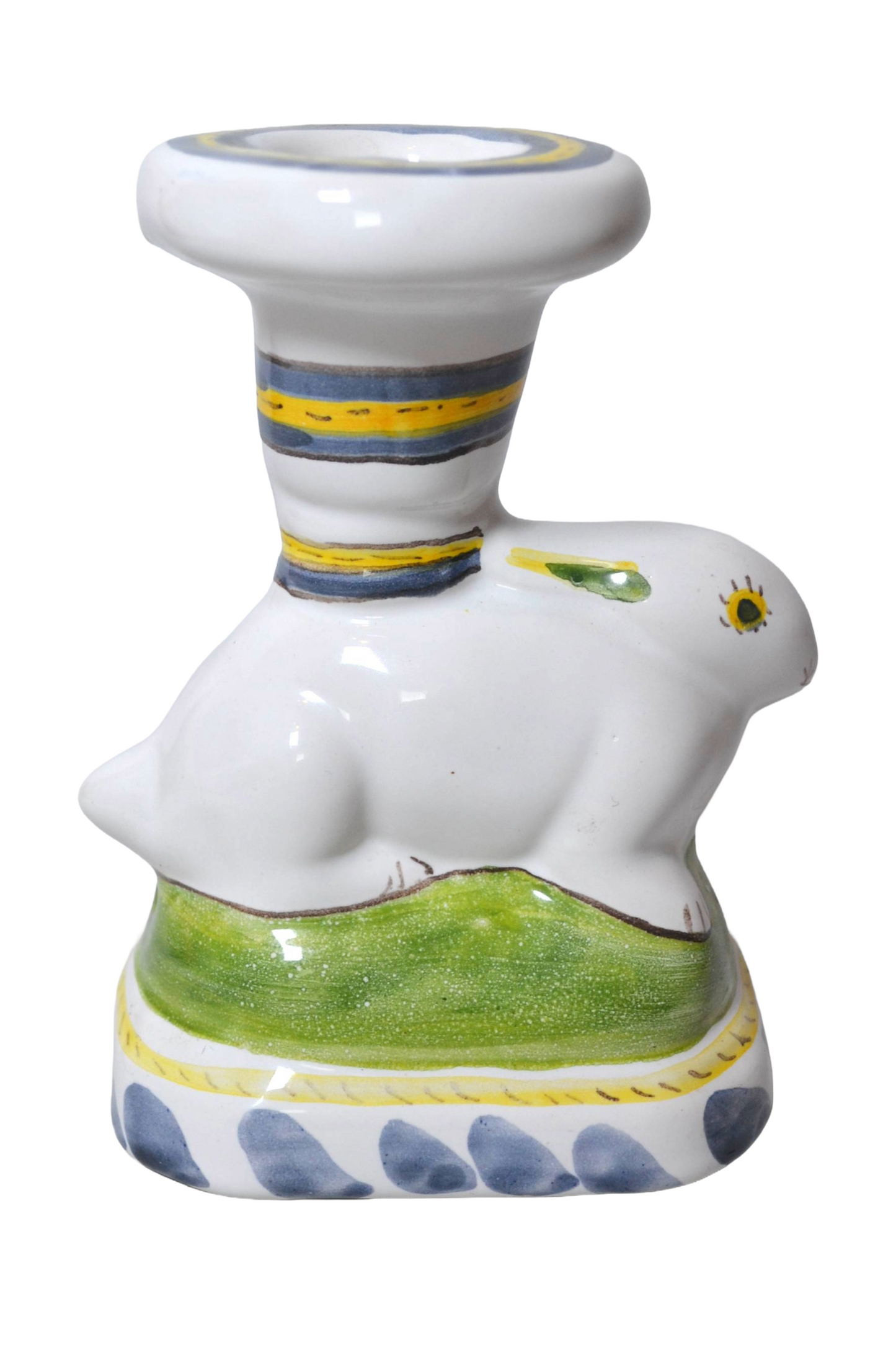 Bougeoir en céramique du Portugal