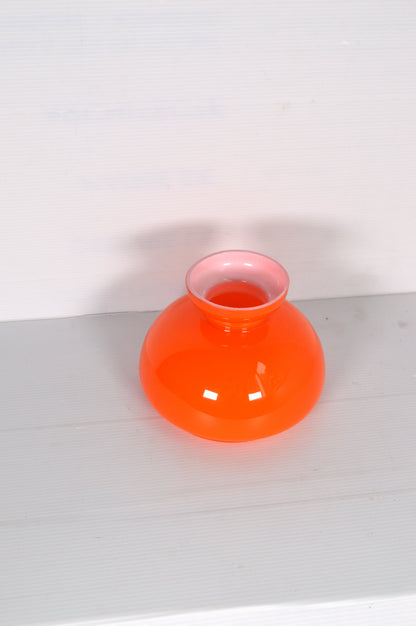 Abat-jour en opaline orange