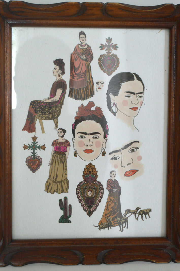 ancien cadre frida kahlo