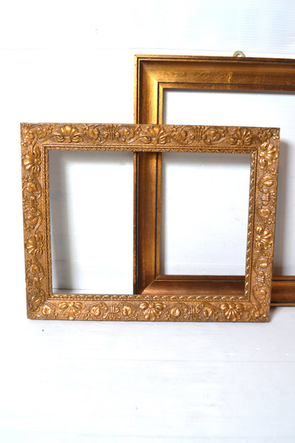 Ancien cadre en bois doré