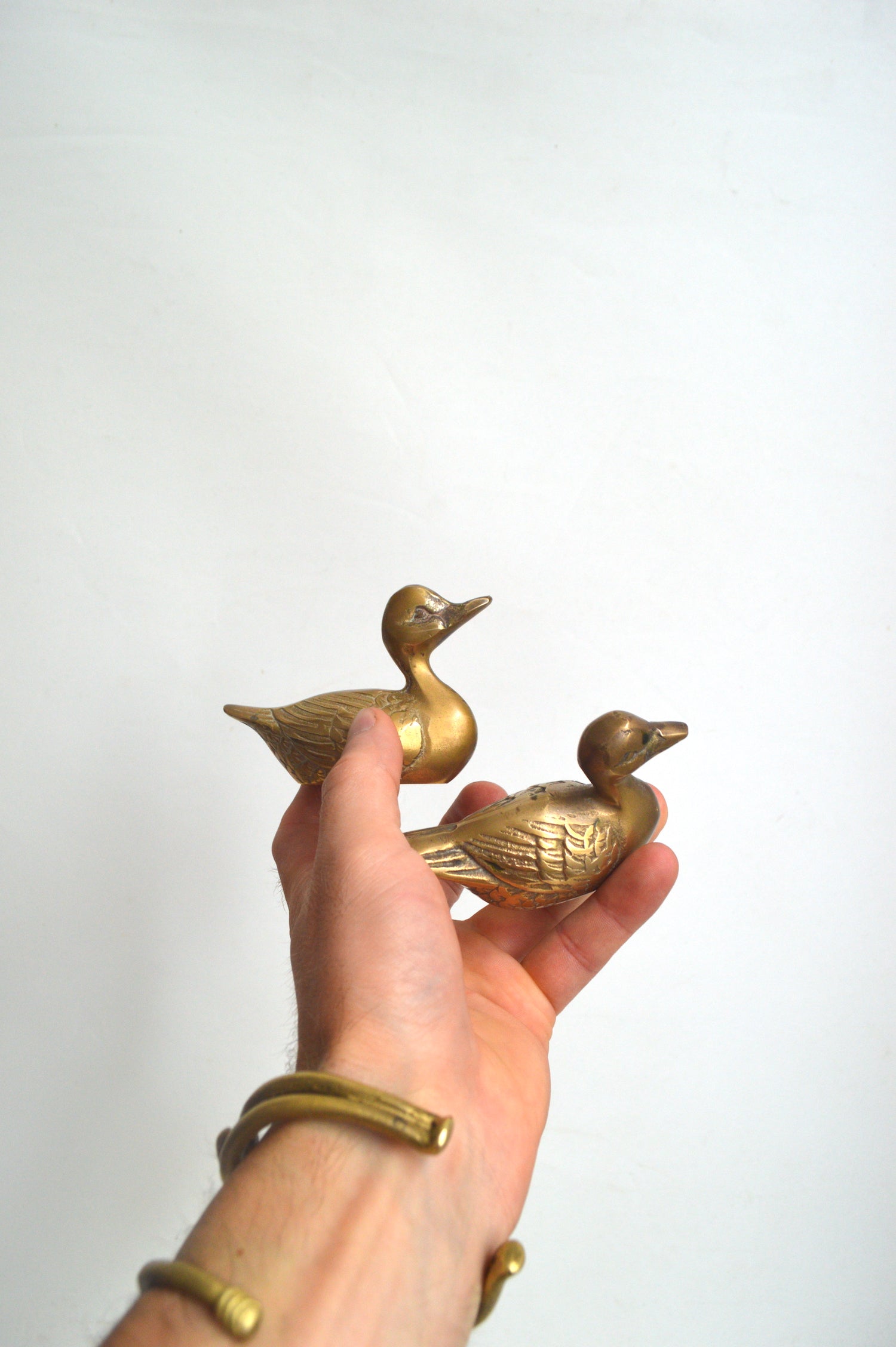 ancien-canards-en-laiton