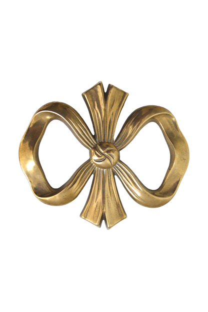 ancien dessous de plat en laiton