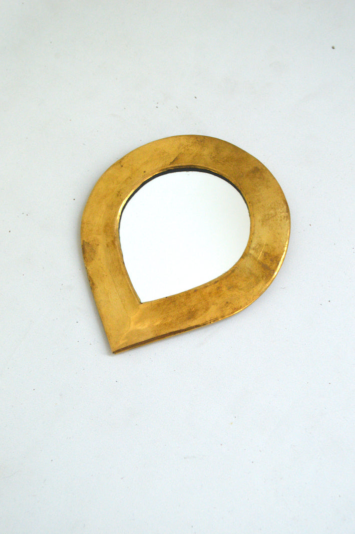 ancien miroir doré