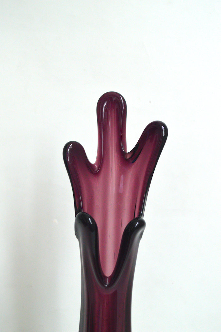 ancien vase violet