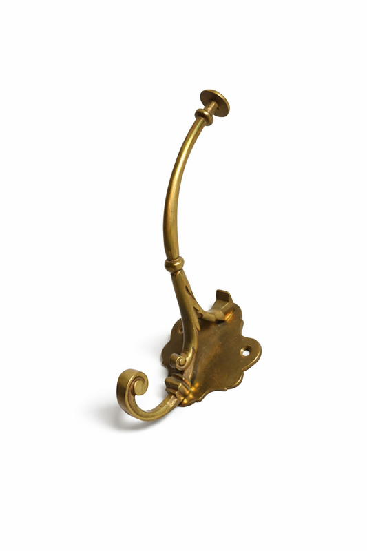 Patère murale dorée