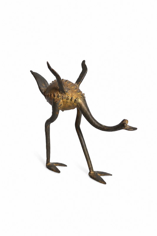 Autruche en bronze