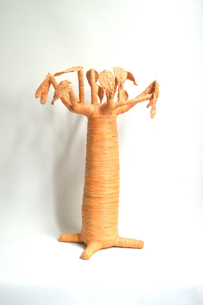 Baobab en raphia H60cm
